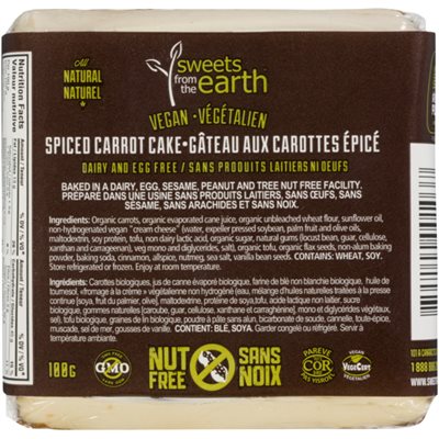 Sweets from the Earth Spiced Carrot Cake 100 g 100g