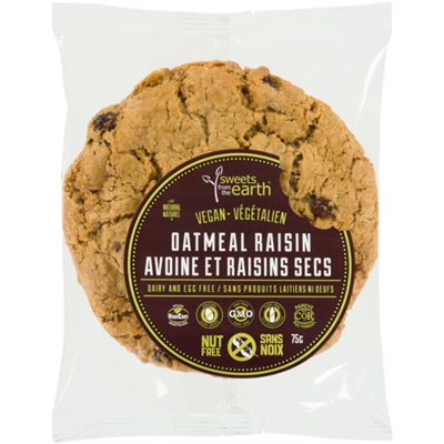 Sweets From the Earth Cookie Oatmeal Raisin 75 g