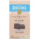 Flagrants Desirs Dark Chocolate Classic Organic 100 g 100g