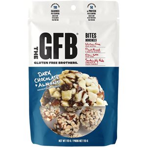 The GFB Gluten Free Bites Dark Chocolate Almond 113 g 