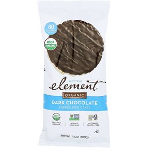 ELEMENT DARK CHOCOLATE TOPPED RICE CAKE 100g