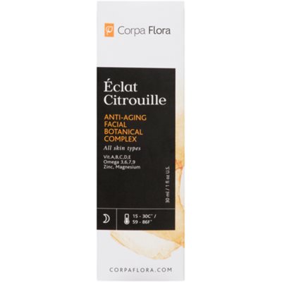 Corpa Flora Complexe Végétal Anti-à‚ge pour le Visage éclat Citrouille 30 ml