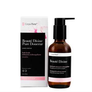 Corpa Flora Beauté Divine Huile Nettoyante Et Démaquillante 120Ml