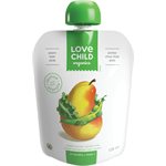 Love Child Organics Purée Biologique Poires Chou Frisé Pois 6 Mois + 128 ml