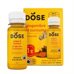 Dose Organic Ginger &Turmeric 4x60ml