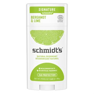 Schmidt's Naturals Bergamot + Lime Signature Deodorant 75g