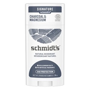 Schmidt's Naturals Charcoal + Magnesium Signature Deo 75g