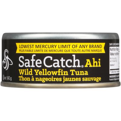 Safe Catch Thon à Nageoires Jaunes Sauvage Ahi 142 g