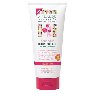 Andalou Naturals 1000 Roses Velours doux Beurre Corporelle