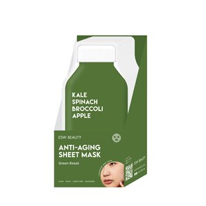 Esw Beauty Masque Anti-Âge-Régénération Verte 42Ml