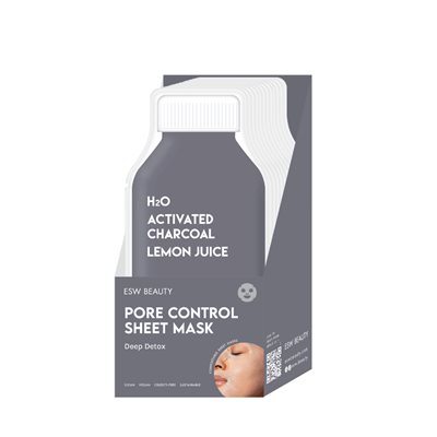 Esw Beauty Detox Sheet Mask Activated Charcoal 65g