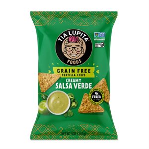 Tia Lupita Gluten free Creamy Salsa verde Tortilla Chips 141g