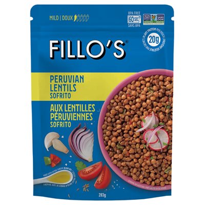 FILLO'S Peruvian Lentils Sofrito 283g