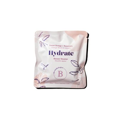 Bathologist Hydrate Shower Steamer Singles- Sweet Orange + Rosemay 115g