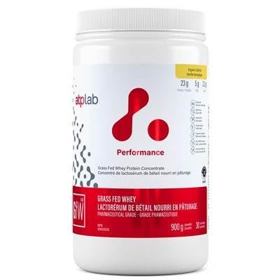 atplab Concentré de lactosérum nourri à l'herbe - Vanille biologique 900g