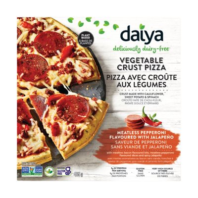 Daiya Flavor Meatless Pepperoni Jalapeno Pizza 405 g