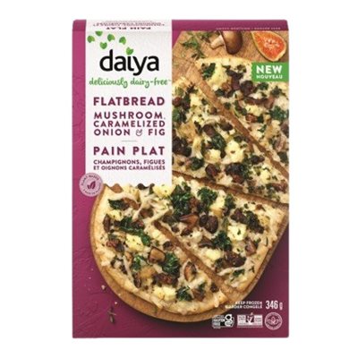 Daiya Flat Pizza Mushroom Figs Caramelized Onions