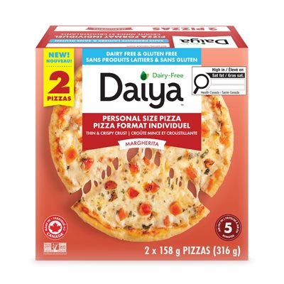Daiya Pizza Margherita 2x158g