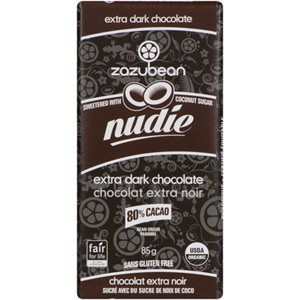 Zazubean Nudie Chocolate Extra Dark 85 g 