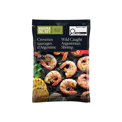 Marina Del Rey Crevettes Sauvages d'Argentine Crues 20 / 30 