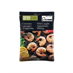 Marina Del Rey Crevettes Sauvages d'Argentine Crues 20 / 30 