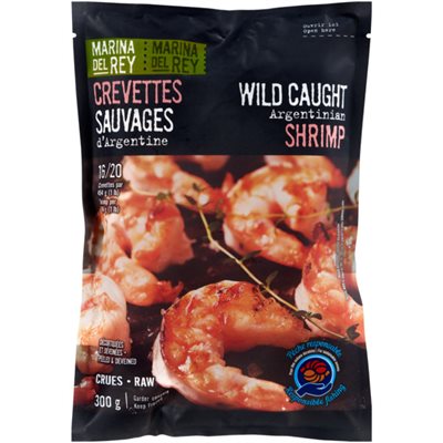 Marina Del Rey Shrimp Wild Caught Argentinian 16 / 20 300g