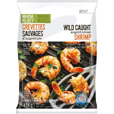 Marina Del Rey Wild Caught Argentinian Shrimp 13 / 15 454g