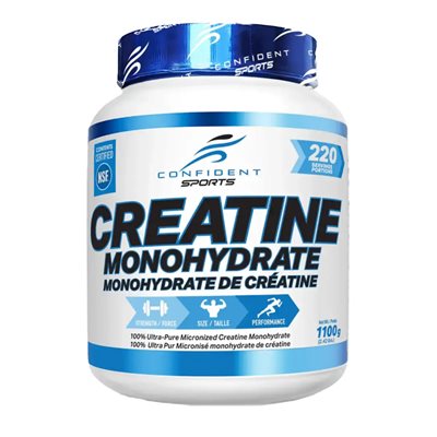 Confident Health 100% Ultra-Pure Micronized Creatine Monohydrate 1100G