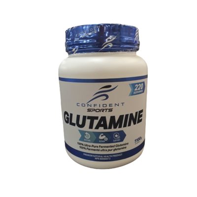 CONFIDENT SPORTS 100% FERMENTÉ ULTRA PUR GLUTAMINE 1.1KG 