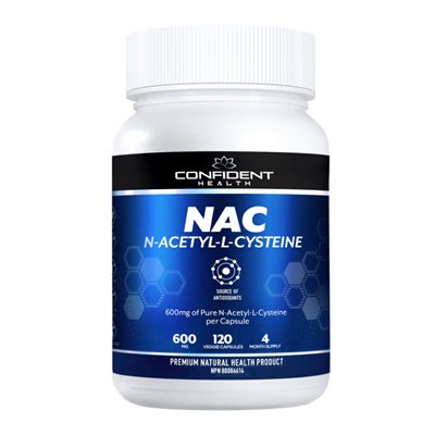 CONFIDENT SPORTS N-A-C 600MG 120 CAPS 