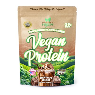 CONFIDENT VEGAN PROTEIN CHOCOLATE DELIGHT 907g