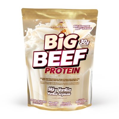 Confident Health - Big Beef Protein Silky Vanilla 907G