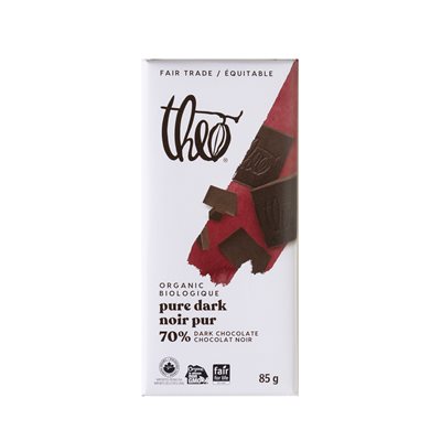 THEO Barre chocolat noir 70% Bio