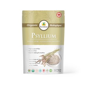 Ecoideas Enveloppe entières De Psyllium Bio 227g