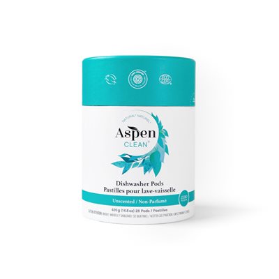 Aspenclean Capsules Pour Le Lave-Vaiselle Sans Fragrance 420g Aspenclean Capsules Pour Le Lave-Vaiselle Sans Fragrance 420g