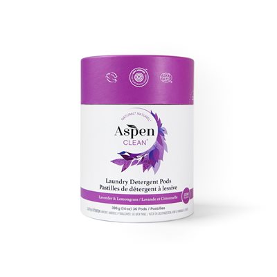 Aspenclean Capsules Pour La Lessive Lavande 396g Aspenclean Capsules Pour La Lessive Lavande 396g