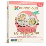 KONSCIOUS FOODS CALIFORNIA ROLL À BASE DE PLANTES 210G   