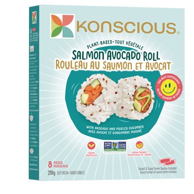 KONSCIOUS FOODS ROULEAU ARC-EN-CIEL À BASE DE PLANTES 210G  