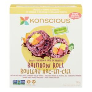 KONSCIOUS FOODS PLANT-BASED RAINBOW ROLL 210G  