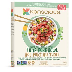 KONSCIOUS FOODS PLANT-BASED TUNA POKE BOWL 293G  