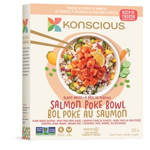 KONSCIOUS FOODS PLANT-BASED SALMON POKE BOWL 293G  