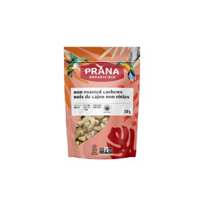 Organic non-roasted Cashews 250g