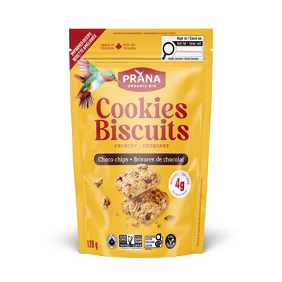Prana Biscuits - Brisures de chocolat 120g