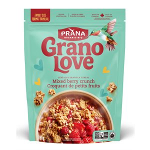 Prana Granolove Organic Mixed Berries Crunch Granola Cereals 750G