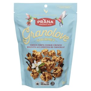 Prana Granolove Gourmet- Chocolate Chips Cookie Crunch 300G