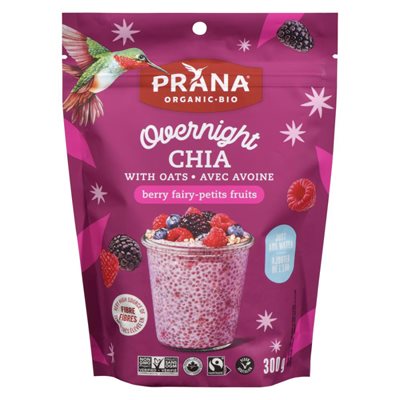 Prana Overnight Chia- Berry Fairy Family Size 300G