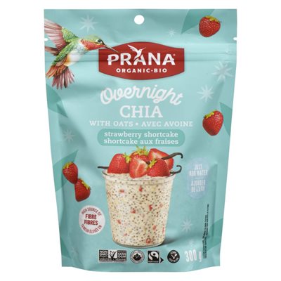 Prana Overnight Chia- Strawberry Shortcake Family Size 300G