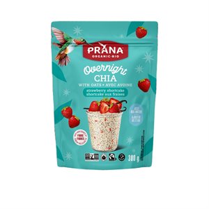 Prana Overnight Chia- Strawberry Shortcake Family Size 300G