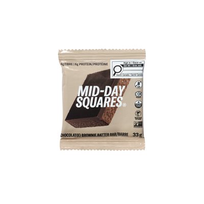 Mid-Day Squares Fudge Yah functional chocolate bar 33G