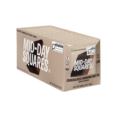 Mid-Day Squares Fudge Yah functional chocolate bar 12x33G
